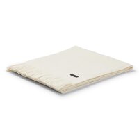 BOSS Herren Schal, Schurwolle - Albas, Strickschal, Fransen, 170x25cm, One Size Weiß