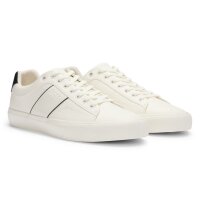 BOSS mens low-top sneaker - Aiden Tenn grltp, trainers, imitation leather, logo White (Natur) EUR 41 (UK 7)