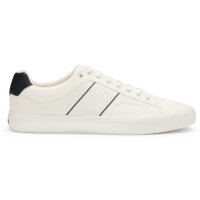 BOSS mens low-top sneaker - Aiden Tenn grltp, trainers, imitation leather, logo White (Natur) EUR 41 (UK 7)
