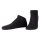 JOOP! Unisex Sneaker Socks, pack of 6 - Premium Essential Organic Cotton Sneaker, logo, single color Black 35-38 (UK 3-5,5)