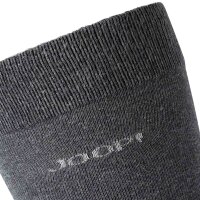 JOOP! Mens Knee-High Socks, 6-pack - Premium Essential Cotton Knee High, logo, single-colored Anthracite melange 39-42 (UK 6-8)