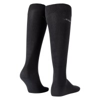 JOOP! Herren Kniestrümpfe, 6er Pack - Premium Essential Cotton Knee High, Logo, einfarbig Schwarz 39-42