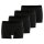 GÖTZBURG Mens Boxer Shorts, 4-pack - X-lastic, underwear, pants, logo, solid colour Black M (Medium)