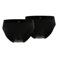 GÖTZBURG Mens briefs, 4-pack - X-lastic, underwear, pants, logo, solid colour Black XXL (2X-Large)