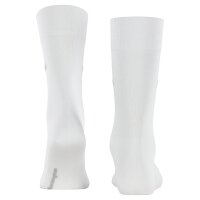 Burlington Herren Socken 2er Pack - DUBLIN, Kurzstrumpf, Logo, One Size, einfarbig Weiß 40-46