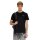 DIESEL mens T-shirt - T-MIEGOR, short sleeve, round neck, cotton, logo, single-coloured Black S (Small)