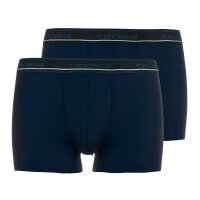 CECEBA mens boxer shorts, 4-pack - long pants, underwear, logo, single-coloured Dark blue M (Medium)