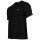 BOSS mens T-shirt, waffle look - Waffle T-shirt, logo, round neck, logo, cotton blend Black S (Small)