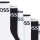 BOSS Herren Socken, 6er Pack - QS Stripe, kurze Länge, Logo, Baumwoll-Mix Schwarz/Weiß/Blau 43-46