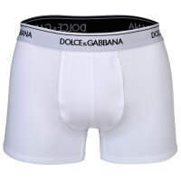 DOLCE & GABBANA Herren Boxershorts, 3er Pack - Regular Boxer, Stretch Baumwolle Schwarz/Weiß/Grau XXL