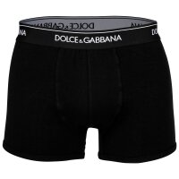 DOLCE & GABBANA mens boxer shorts, 3-pack - regular boxer, stretch cotton Black/white/grey XXL (XX-Large)