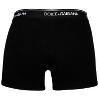 DOLCE & GABBANA mens boxer shorts, 3-pack - regular boxer, stretch cotton Black/white/grey XXL (XX-Large)