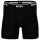 BOSS mens boxer shorts long, 3-pack - Power, Boxer Brief Long, cotton blend, logo, single-coloured Black S (Small)
