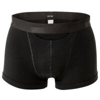 HOM Herren Boxer Briefs HO1 - Men Pants, Boxershorts, Premium Cotton Modal Schwarz 7 (Gr. XL)