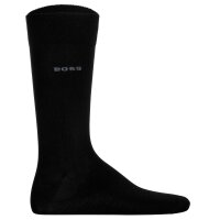 BOSS Mens Socks, 5 Pack - 5P RS Uni Colors CC, Cotton Mix, Logo, Solid Colour Black/Blue/Green 39-42