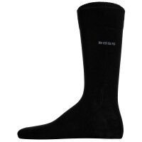 BOSS Mens Socks, 5 Pack - 5P RS Uni Colors CC, Cotton Mix, Logo, Solid Colour Black/Blue/Green 39-42