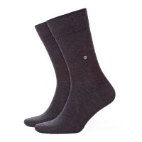 Burlington Herren Socken Everyday 2er Pack - Baumwolle, Uni,  Onesize, 40-46 Anthrazit