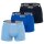 BOSS Herren Boxershorts, 3er Pack - Power Trunks, Logo, Baumwollmischung, einfarbig