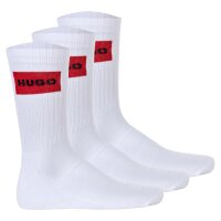 HUGO mens socks, 3-pack - QS Rib Label CC, ribbed, logo,...