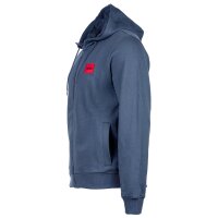 HUGO Herren Sweatjacke - Daple212 - Zipper, Hoodie, Baumwoll-Terry Blau (Open Blue 479) M
