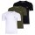 BOSS Herren T-Shirt, 3er Pack - Classic, Rundhals, Kurzarm, Baumwolle