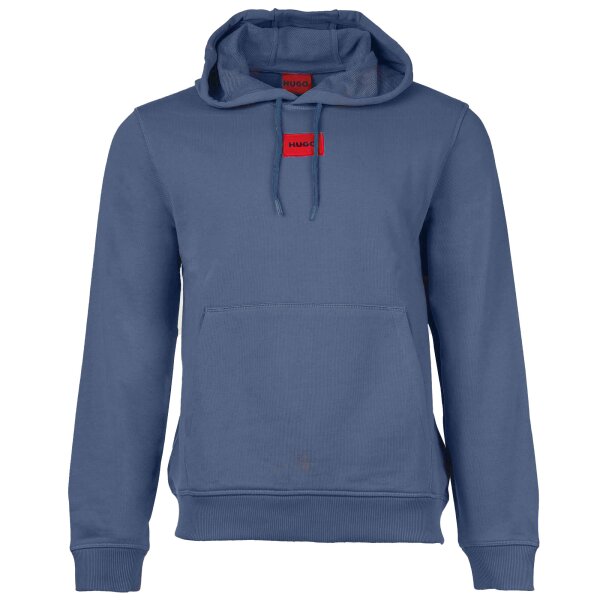 HUGO Herren Kapuzen-Sweatshirt - Daratschi214, Hoodie, French Terry, Baumwolle Blau (Open Blue 479) S