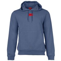 HUGO Mens Hooded Sweatshirt - Daratschi214, Hoodie, French Terry, Cotton Blue (Open Blue 479) S (Small)