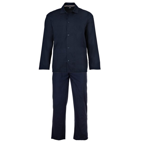 BOSS mens pyjamas, long - Chris pyjamas, logo, single-coloured