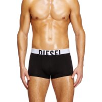 DIESEL Mens Boxershorts, 3-pack - DAMIEN-D-POP, trunks, cotton stretch Black S (Small)
