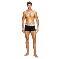 DIESEL Mens Boxershorts, 3-pack - DAMIEN-D-POP, trunks, cotton stretch Black S (Small)