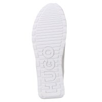 HUGO mens trainers - Icelin Runn mono, trainers, lacing, material mix, logo   White EU 44 (UK 9,5)