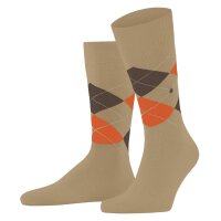 Burlington Mens Socks, 2 Pack - Gift Set, Argyle, Rhombus, Onesize, 40-46 Black/Brown 40-46