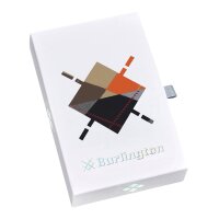 Burlington Mens Socks, 2 Pack - Gift Set, Argyle, Rhombus, Onesize, 40-46 Black/Brown 40-46