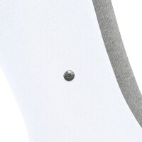 Burlington Men Socks Everyday 2er Pack - cotton, plain, onesize, 40-46 (6.5-11 UK) White/Grey