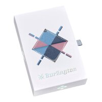 Burlington Ladies Socks, 2 Pack - Gift Set, Argyle, Rhombus, Onesize Blue/Pink 36-41 (UK 4-7.5)