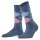 Burlington Ladies Socks, 2 Pack - Gift Set, Argyle, Rhombus, Onesize Blue/Pink 36-41 (UK 4-7.5)