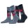 Burlington Ladies Socks, 2-pack - Argyle, diamond pattern, clip, Onesize