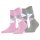 Burlington Ladies Socks, 2-pack - Argyle, diamond pattern, clip, Onesize