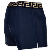 VERSACE Herren Badeshorts - Poly Golfo, Swim Shorts, Boxer, Badehose, gewebt Dunkelblau 2XL