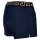 VERSACE Herren Badeshorts - Poly Golfo, Swim Shorts, Boxer, Badehose, gewebt Dunkelblau 2XL