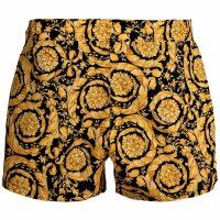 VERSACE mens swim shorts - Barocco, swim shorts, boxers, swimming trunks, patterned, woven Yellow XL (X-Large)
