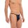 HOM Herren G-String - Blackrock, Tanga, Unterwäsche, gemustert Schwarz/Blau M
