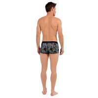 HOM Herren Boxershorts - Trunk, Tigers, Unterhose, gemustert Dunkelgrau S