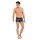 HOM Herren Boxershorts - Trunk, Tigers, Unterhose, gemustert Dunkelgrau S
