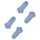 FALKE mens socks, 2-pack - Happy, sneaker socks, cotton Blue 43-46 (UK 8,5-11)