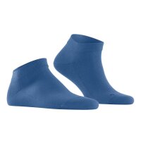 FALKE Mens Sneaker Socks - Sensitive London, Socks, Cotton, Logo, solid color Blue 43-46