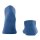 FALKE Mens Sneaker Socks - Sensitive London, Socks, Cotton, Logo, solid color Blue 43-46
