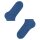 FALKE Mens Sneaker Socks - Sensitive London, Socks, Cotton, Logo, solid color Blue 43-46