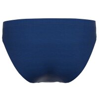 AMMANN Herren Slip 3er Pack - Jazz Pants Jeans, Feinripp, Softbund, Ton-in-Ton Streifen, Baumwollmischung Dunkelblau M