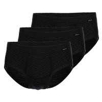 AMMANN mens briefs 3 pack - denim, fly, soft waistband, cotton blend Anthracite M (Medium)